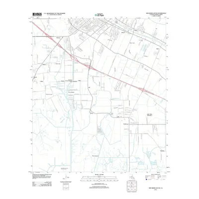 2012 Map of New Iberia South, 2012 Print