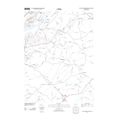 2013 Map of New Kensington East, 2013 Print