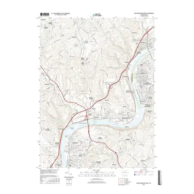 2016 Map of New Kensington West, 2016 Print