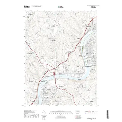 2019 Map of New Kensington West, 2019 Print
