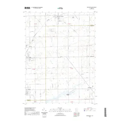 2019 Map of New Knoxville, 2019 Print
