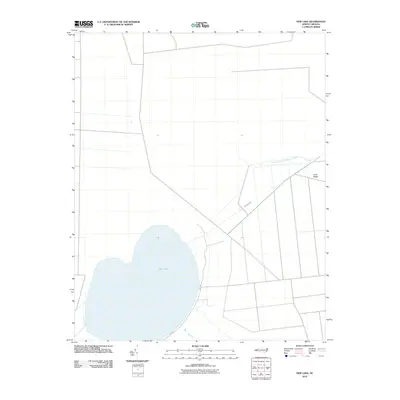 2010 Map of New Lake, 2010 Print
