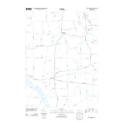 2013 Map of New Lebanon, 2013 Print