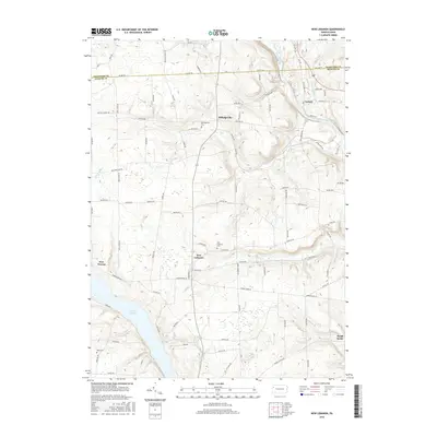 2016 Map of New Lebanon, 2016 Print