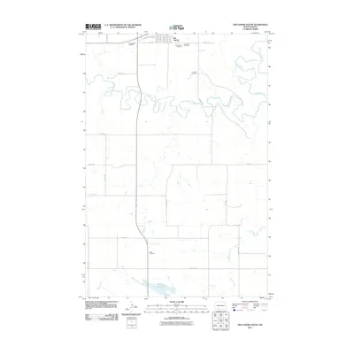 2011 Map of New Leipzig South, 2011 Print