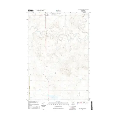 2014 Map of New Leipzig South, 2014 Print