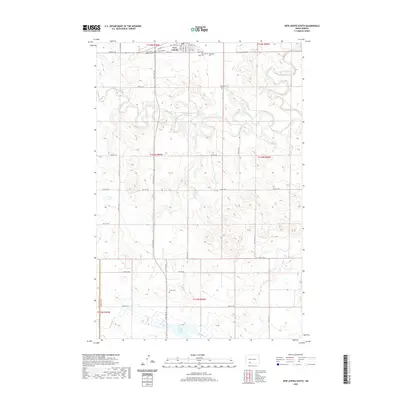 2020 Map of New Leipzig South, 2020 Print