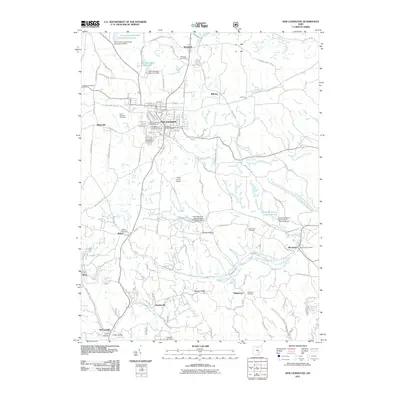 2011 Map of New Lexington, 2011 Print