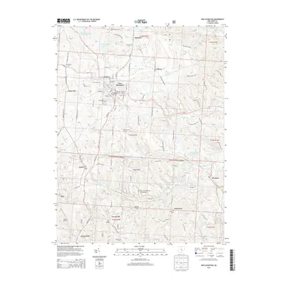 2013 Map of New Lexington, 2013 Print