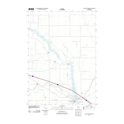 2010 Map of New Lisbon North, 2010 Print