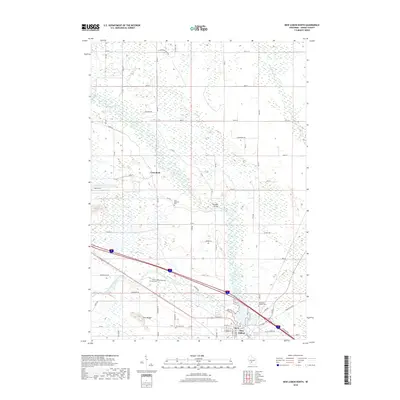 2018 Map of New Lisbon North, 2018 Print