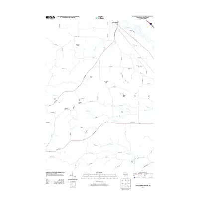 2013 Map of New Lisbon South, 2013 Print