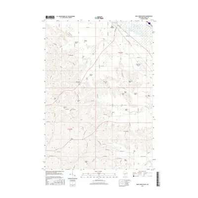 2016 Map of New Lisbon South, 2016 Print