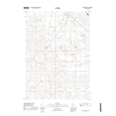 2018 Map of New Lisbon South, 2018 Print
