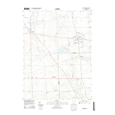 2013 Map of New London, 2013 Print