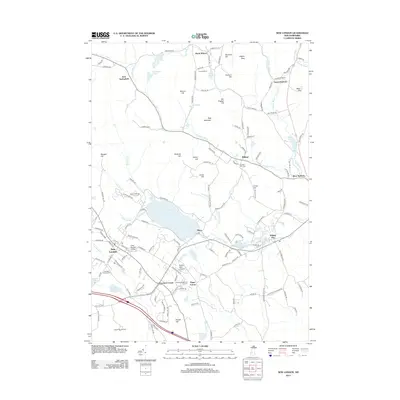 2012 Map of New London, 2012 Print