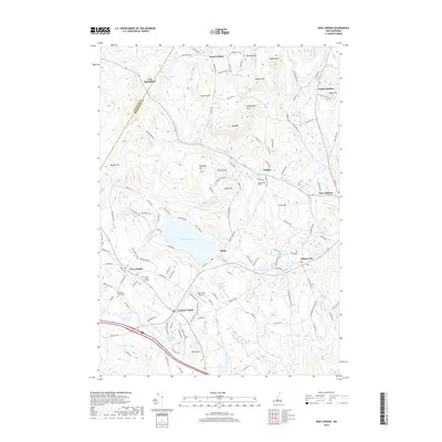 2018 Map of New London, 2018 Print
