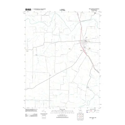 2012 Map of New London, 2012 Print