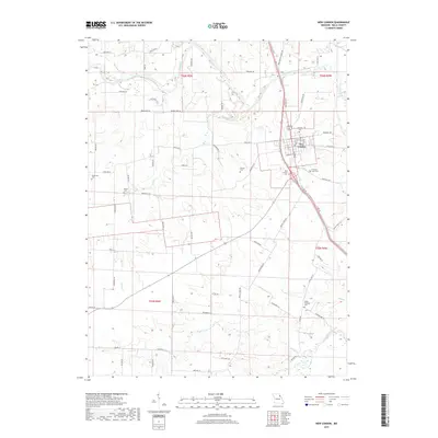 2017 Map of New London, 2017 Print