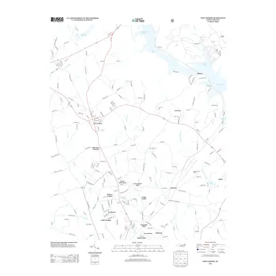 2013 Map of New London, 2013 Print