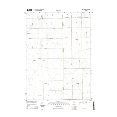 2014 Map of New Lothrop, 2014 Print