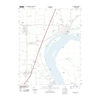 2010 Map of New Madrid, 2010 Print