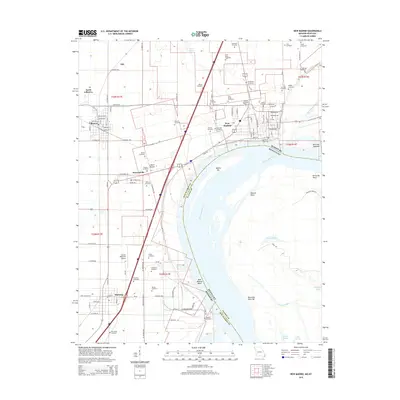 2015 Map of New Madrid, 2015 Print