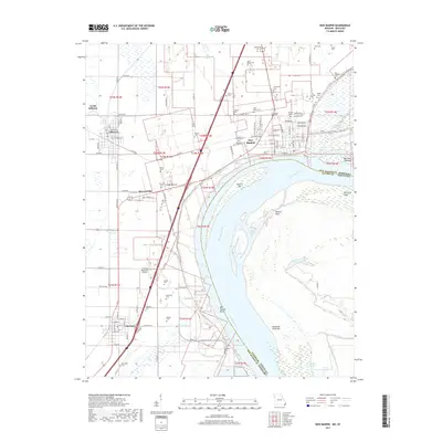 2017 Map of New Madrid, 2017 Print
