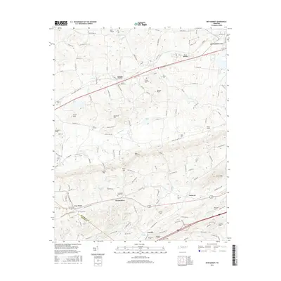 2016 Map of New Market, 2016 Print