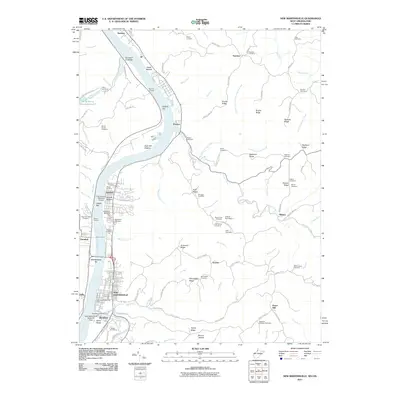 2011 Map of New Martinsville, 2011 Print
