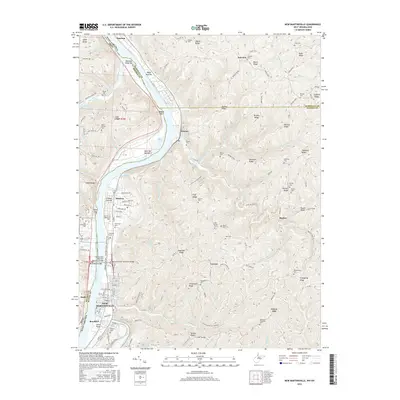 2016 Map of New Martinsville, 2016 Print