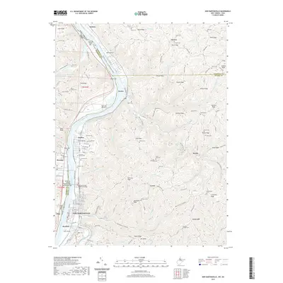 2019 Map of New Martinsville, 2019 Print