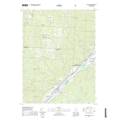 2019 Map of New Matamoras, 2019 Print