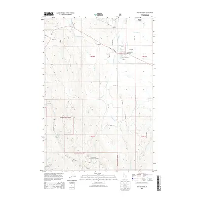 2013 Map of New Meadows, 2013 Print