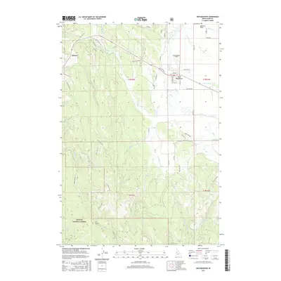 2017 Map of New Meadows, 2017 Print