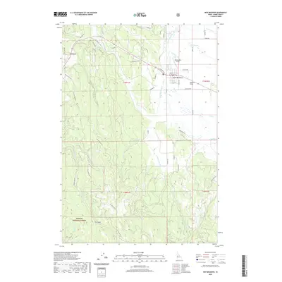 2020 Map of New Meadows, 2020 Print