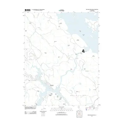 2012 Map of New Melones Dam, 2012 Print