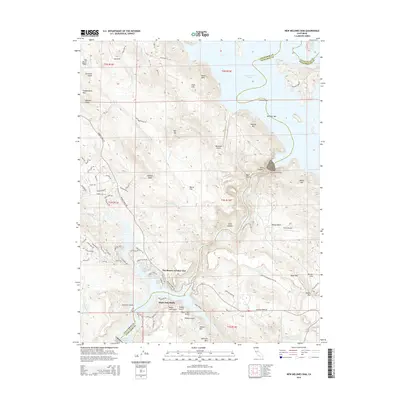 2015 Map of New Melones Dam, 2015 Print