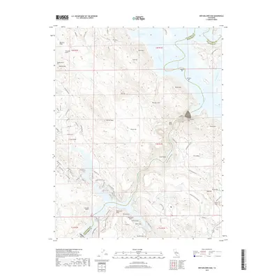 2018 Map of New Melones Dam, 2018 Print