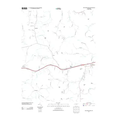 2013 Map of New Middleton, 2013 Print