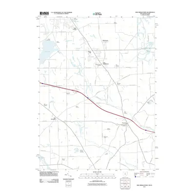 2011 Map of New Middletown, 2011 Print