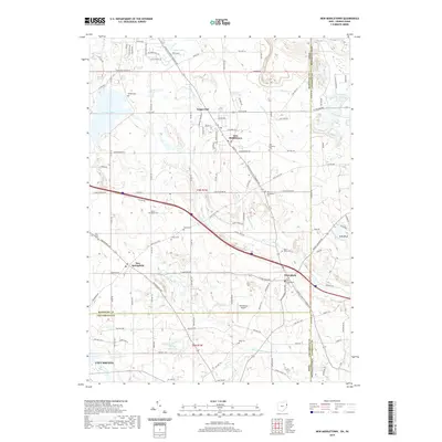 2019 Map of New Middletown, 2019 Print