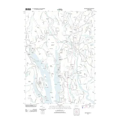 2012 Map of New Milford, 2012 Print
