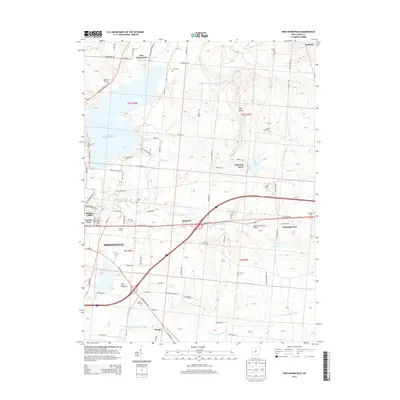 2013 Map of New Moorefield, 2013 Print