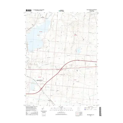 2016 Map of New Moorefield, 2016 Print