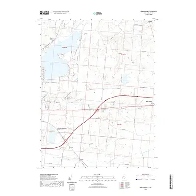 2019 Map of New Moorefield, 2019 Print