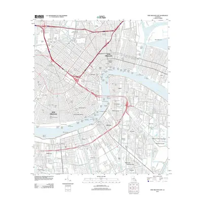 2012 Map of New Orleans East, 2012 Print