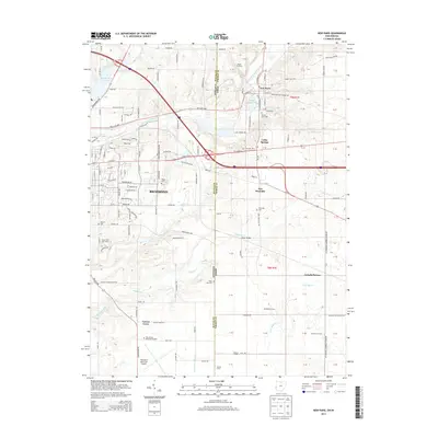 2013 Map of New Paris, 2013 Print