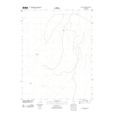 2011 Map of New Pass Peak, 2011 Print