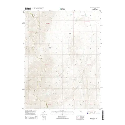 2014 Map of New Pass Peak, 2014 Print